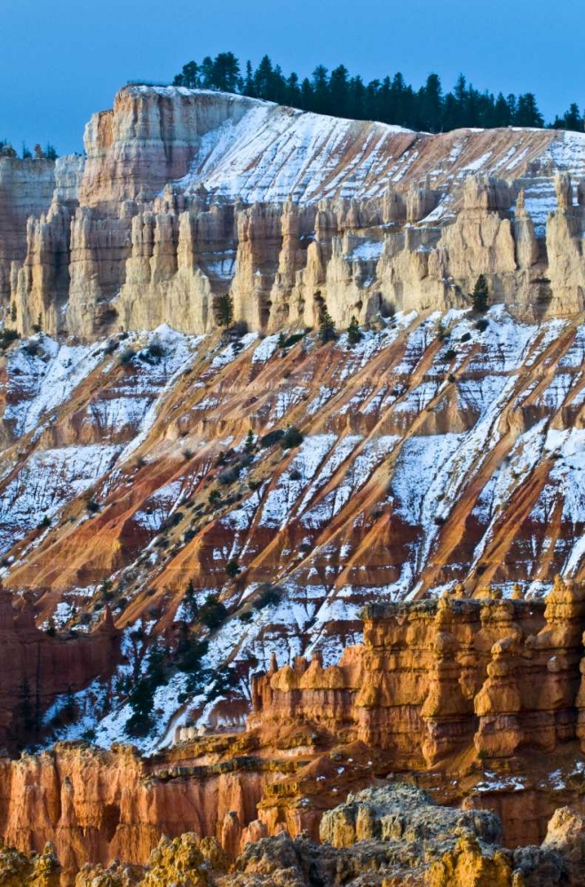 Utah Snowy hoodoo formations in Bryce Canyon NP art print by Nancy Rotenberg for $57.95 CAD
