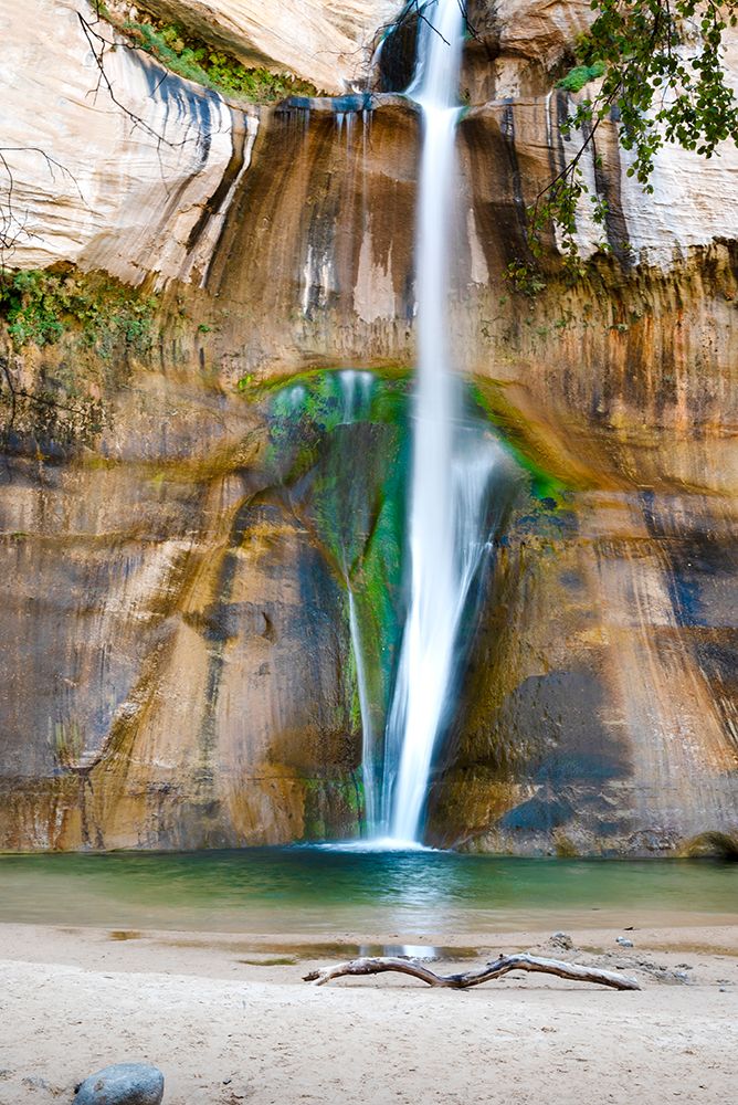USA-Utah-Grand Staircase Escalante National Monument Lower Calf Creek Falls art print by Janell Davidson for $57.95 CAD