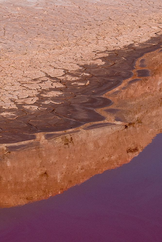 USA-Utah. Reflections of the Bentonite Hills geological feature-Capitol Reef National Park art print by Judith Zimmerman for $57.95 CAD