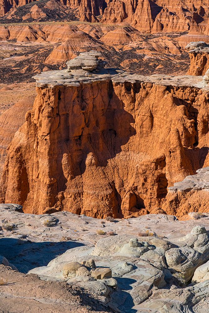 USA-Utah. Geological features in the Lower South Desert-Capitol Reef National Park art print by Judith Zimmerman for $57.95 CAD