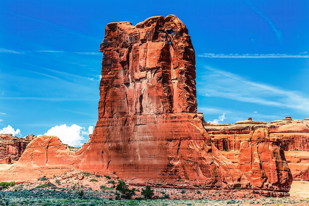 Sheep Rock Formation-Arches National Park-Moab-Utah-USA. art print by William Perry for $57.95 CAD