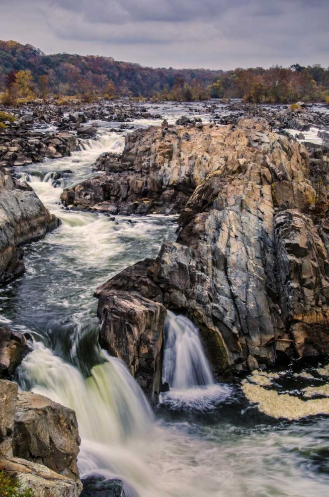Virginia, Great Falls Rapids on Potomac River art print by Jay OBrien for $57.95 CAD