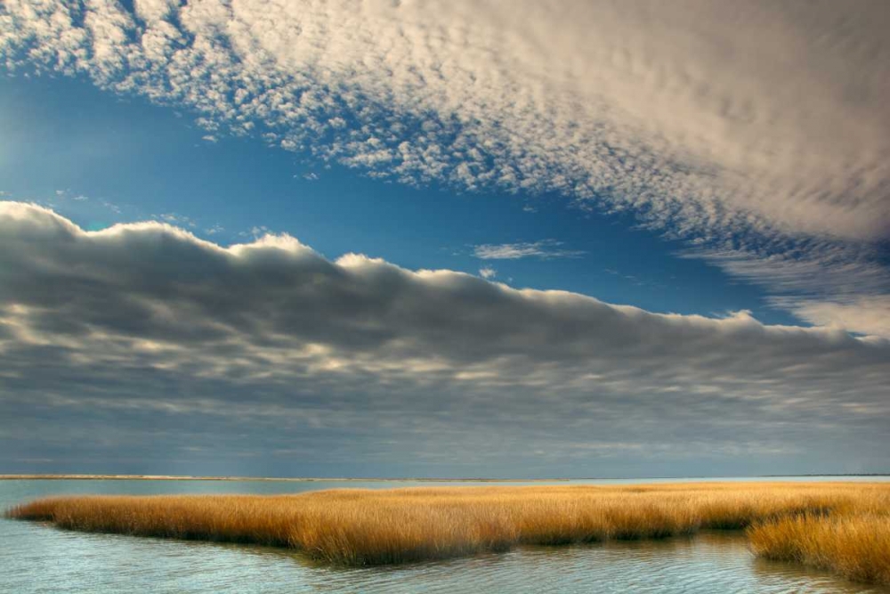 Virginia Cloudy scenic on Chincoteague Island art print by Jay OBrien for $57.95 CAD