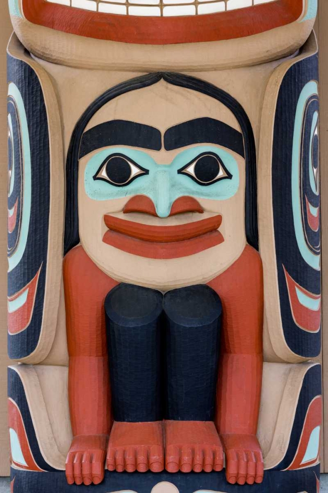 USA, Washington State, Jamestown Totem art PR art print by Don Paulson for $57.95 CAD