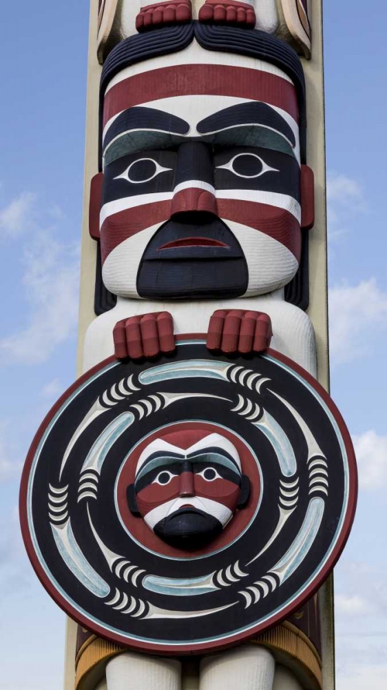 USA, Washington State, Jamestown Totem art PR art print by Don Paulson for $57.95 CAD