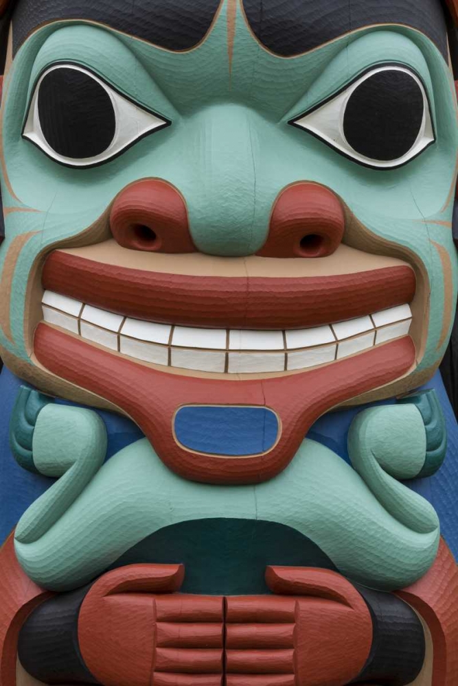 USA, Washington State, Jamestown Totem art PR art print by Don Paulson for $57.95 CAD