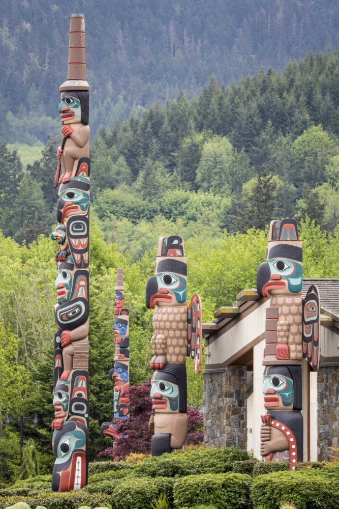 USA, Washington State, Jamestown Totem art PR art print by Don Paulson for $57.95 CAD
