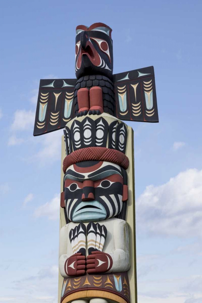 USA, Washington State, Jamestown Totem art PR art print by Don Paulson for $57.95 CAD
