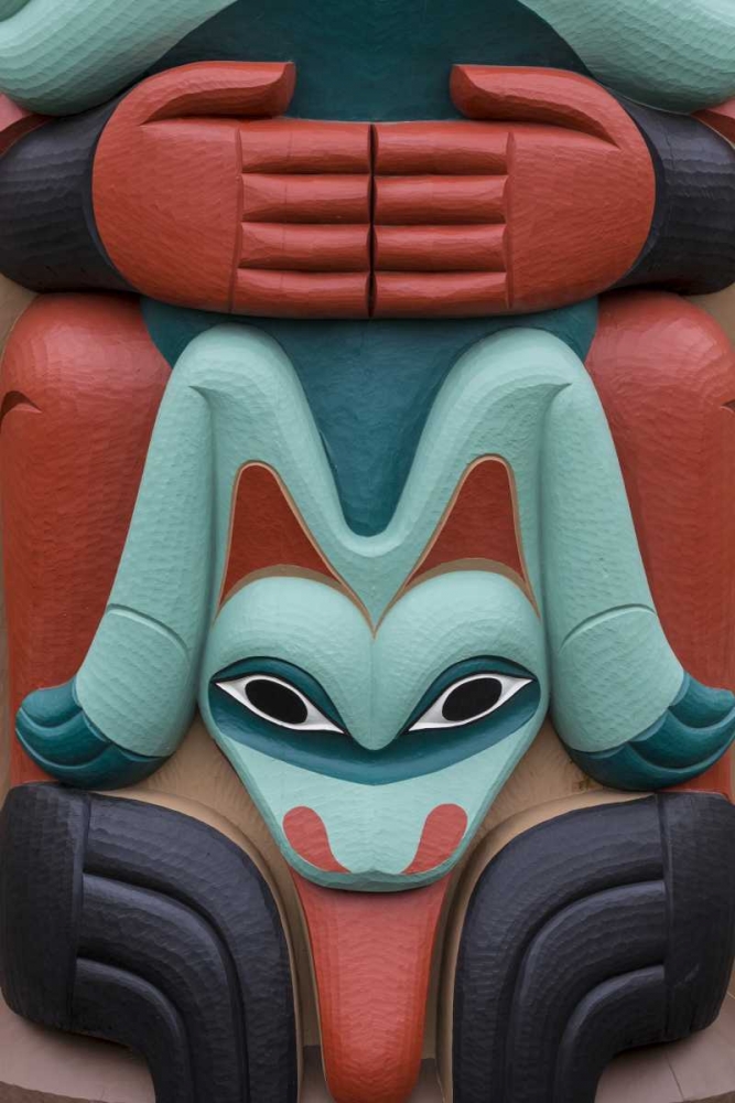 USA, Washington State, Jamestown Totem art PR art print by Don Paulson for $57.95 CAD