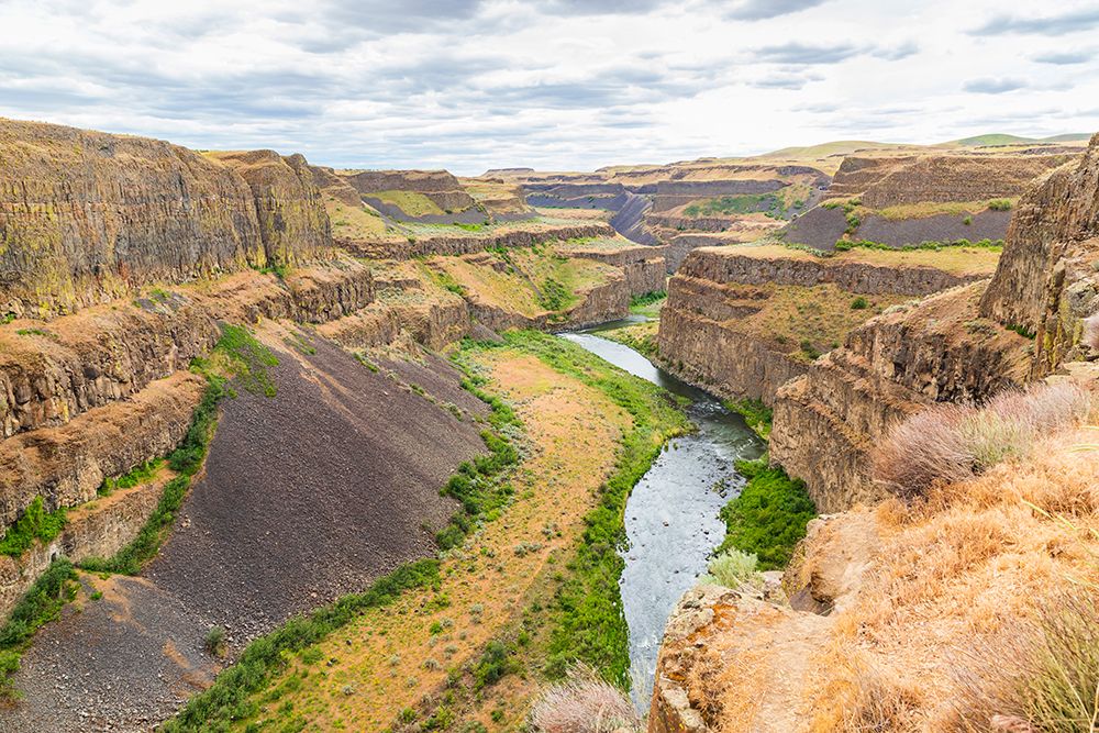 Palouse Falls State Park-Washington State-USA-The Palouse River Canyon in Palouse Falls State Park art print by Emily Wilson for $57.95 CAD