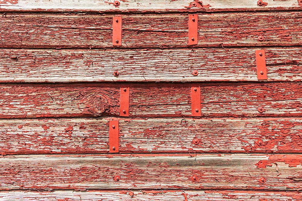 Latah-Washington State-USA-Peeling red paint on a weathered old barn art print by Emily Wilson for $57.95 CAD