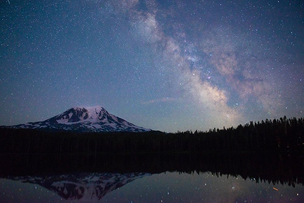 Milky Way rising over Mt Adams-Gifford Pinchot National Forest-Washington State art print by Greg Probst for $57.95 CAD