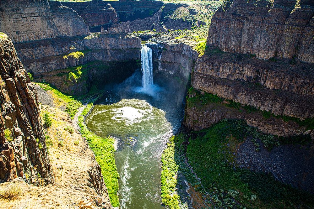 Palouse Falls State Park-Franklin and Whitman Counties-Washington State-waterfall landscape art print by Jolly Sienda for $57.95 CAD