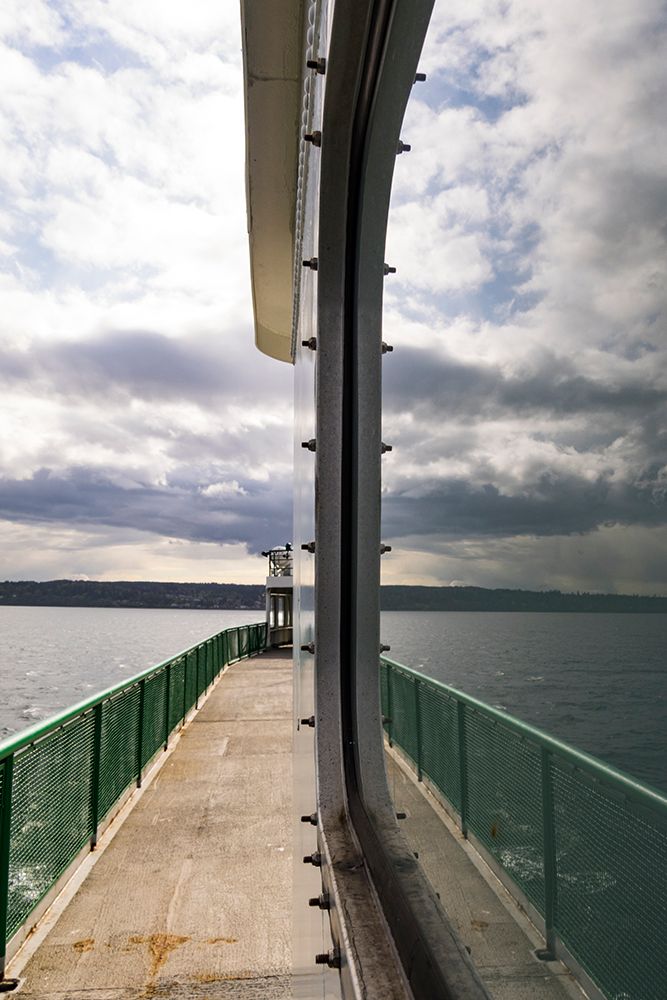 Edmonds to Kingston Ferry, Puget Sound, Seattle, Washington State, USA. art print by Rob Casey for $57.95 CAD