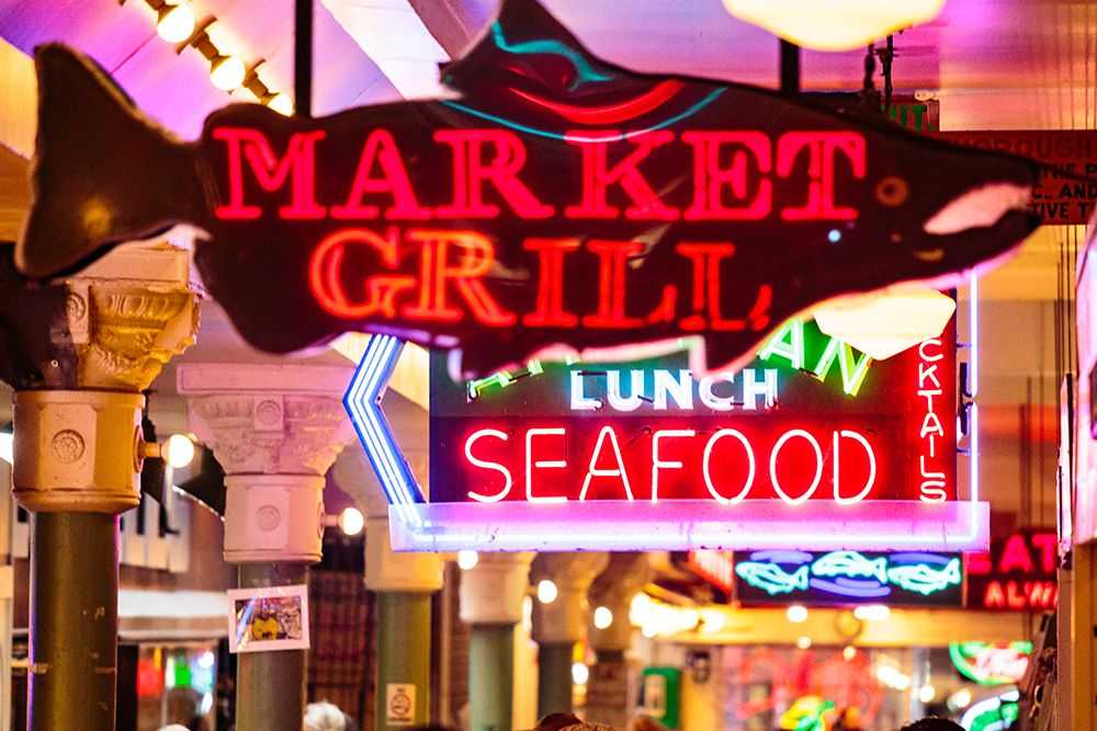 Pike Place Market, Seattle, Washington State, USA art print by Rob Casey for $57.95 CAD