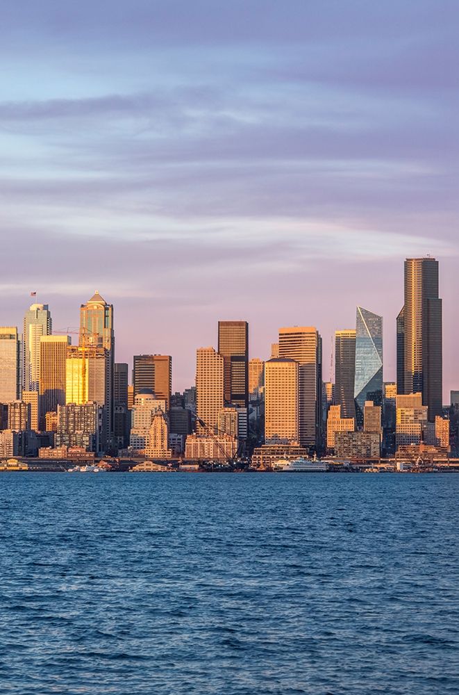 Washington State-Seattle Skyline at Sunset art print by Rob Tilley for $57.95 CAD