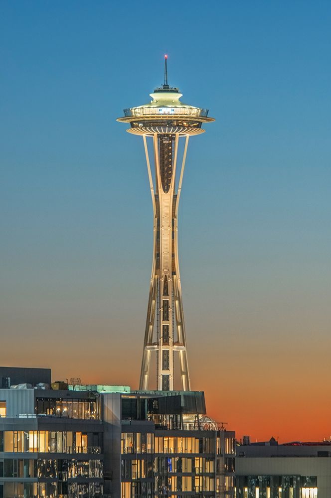 Washington State-Seattle Space Needle at Sunset art print by Rob Tilley for $57.95 CAD