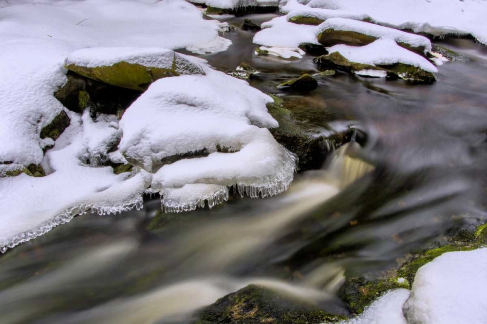 West Virginia, Blackwater Falls Flowing stream art print by Jay OBrien for $57.95 CAD