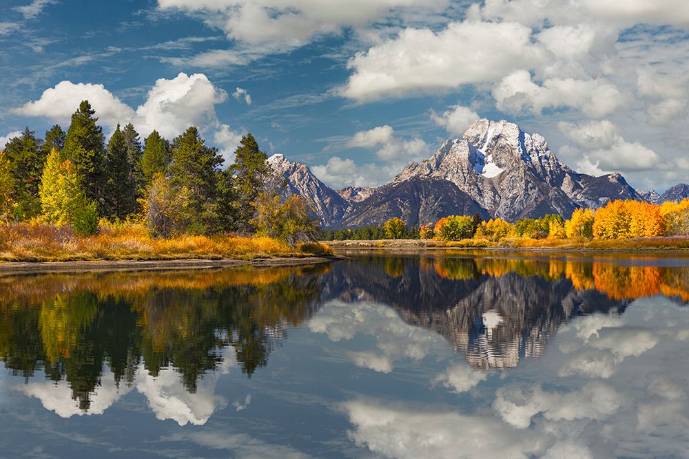 Autumn view of Mount Moran and Snake River-Grand Teton National Park-Wyoming art print by Adam Jones for $57.95 CAD