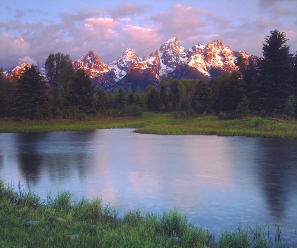 WY, Grand Tetons and the Snake River at sunrise art print by Christopher Talbot Frank for $57.95 CAD