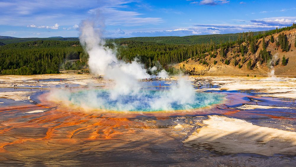Grand Prismatic Spring-Yellowstone National Park-Wyoming-USA art print by Russ Bishop for $57.95 CAD