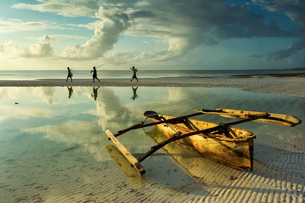 Fishers in Zanzibar art print by Dan Mirica for $57.95 CAD