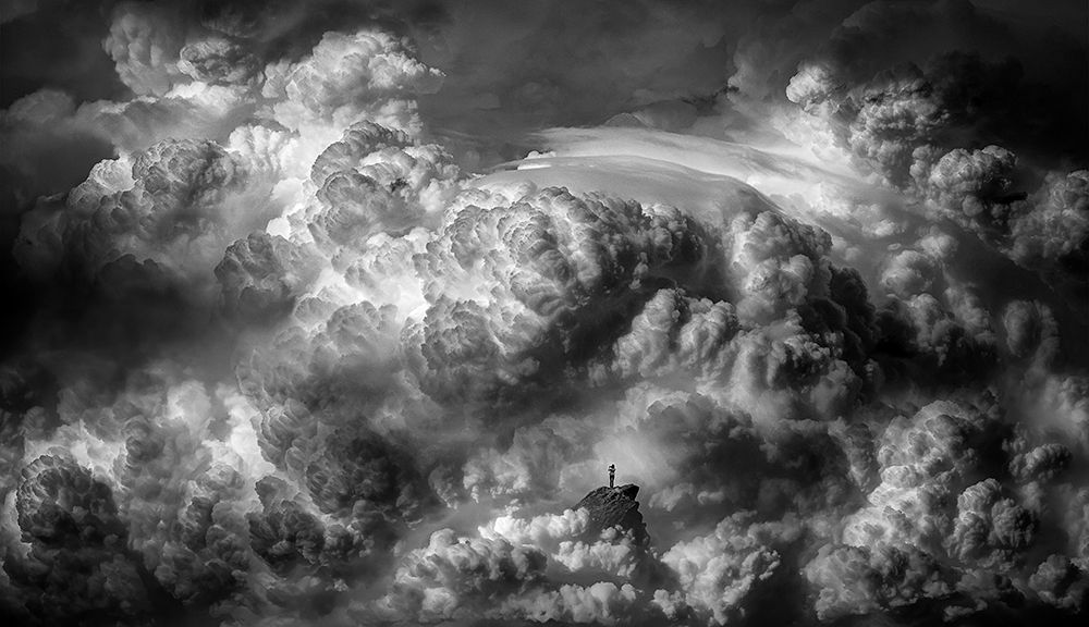Surrounded art print by Like He for $57.95 CAD