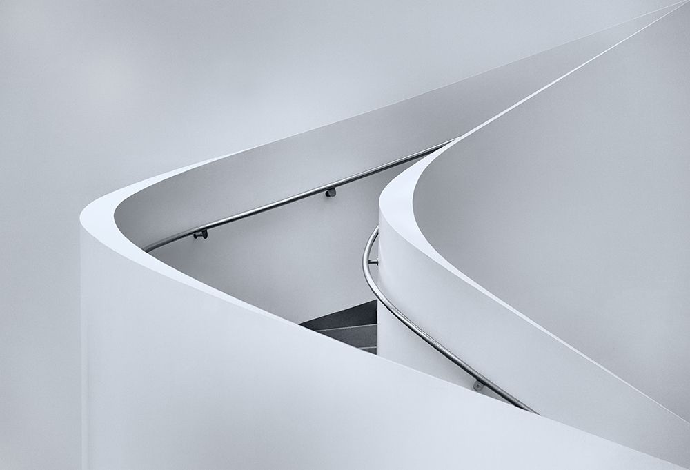 The Curved Stairs art print by Jeroen Van De for $57.95 CAD