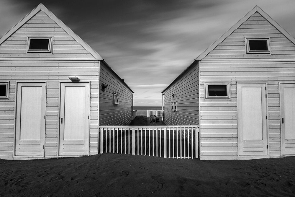 Beach houses art print by Harm Poelman for $57.95 CAD