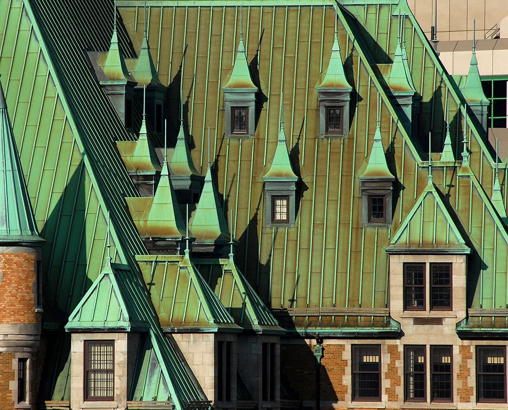 Green roof art print by Andre Pelletier for $57.95 CAD