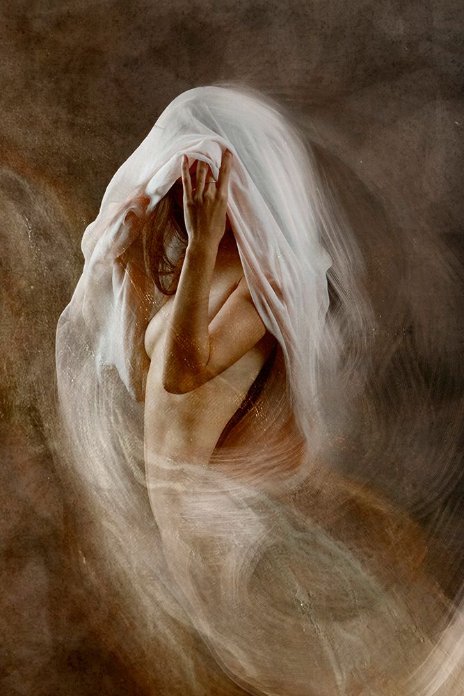 white veil art print by Olga Mest for $57.95 CAD