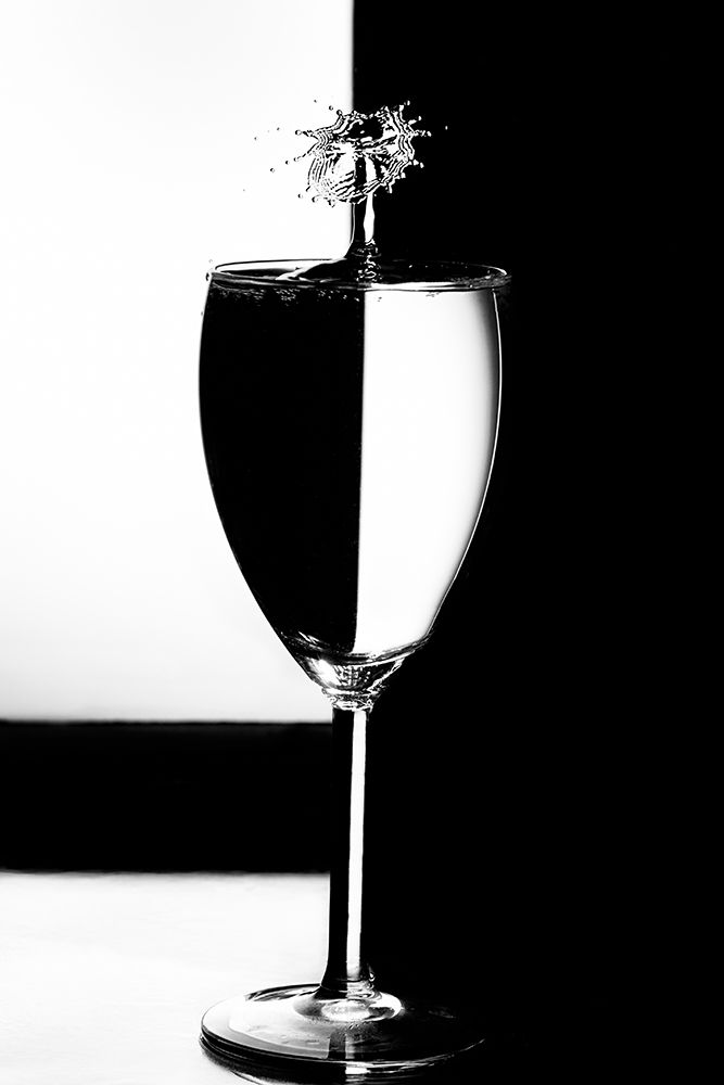 Splash Art - Refraction Mono art print by Howard Ashton-Jones for $57.95 CAD