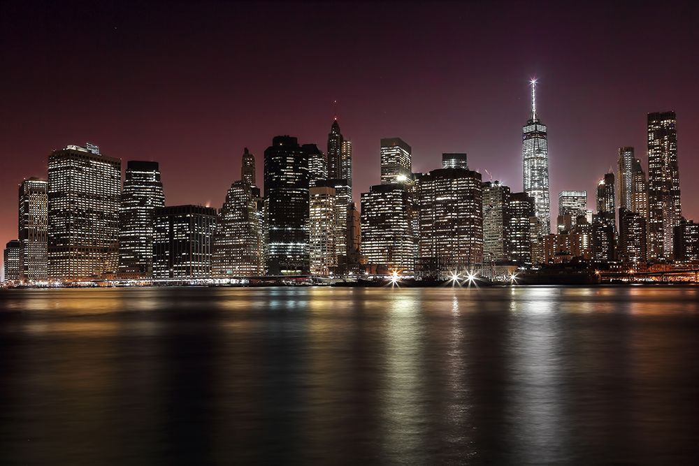 Nyc Skyline art print by Nicolas Merino for $57.95 CAD