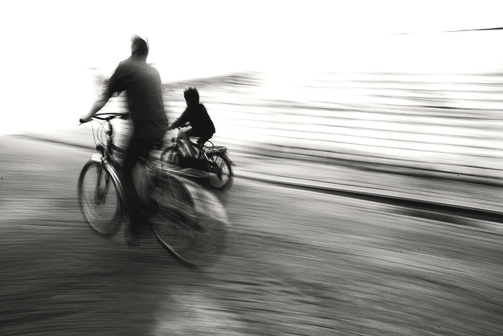 Biking : the qlearningq look art print by Yvette Depaepe for $57.95 CAD