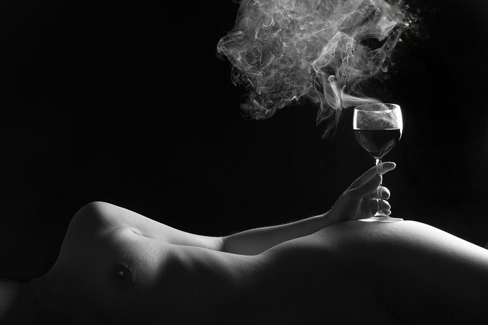 Smoking hot art print by Olga Mest for $57.95 CAD