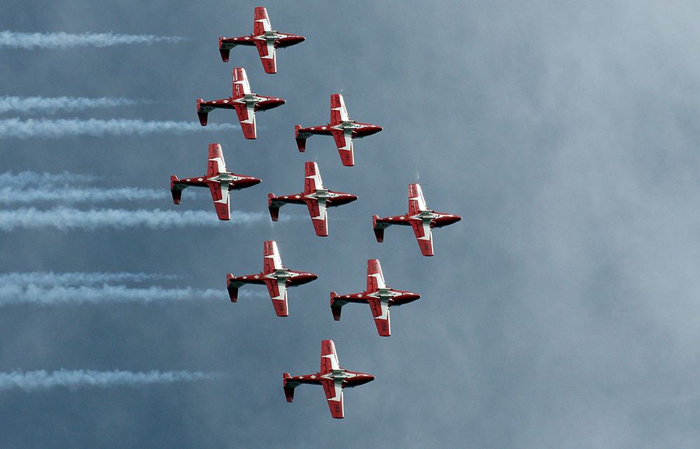 Snowbirds art print by Ugur Erkmen for $57.95 CAD