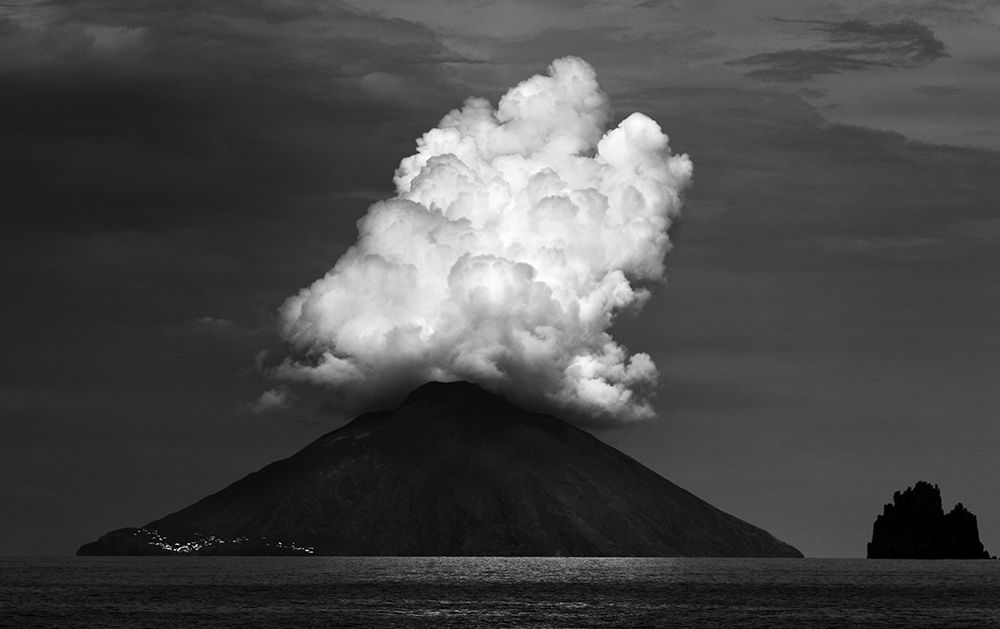 Stromboli Eruption art print by Hans-Wolfgang Hawerkamp for $57.95 CAD