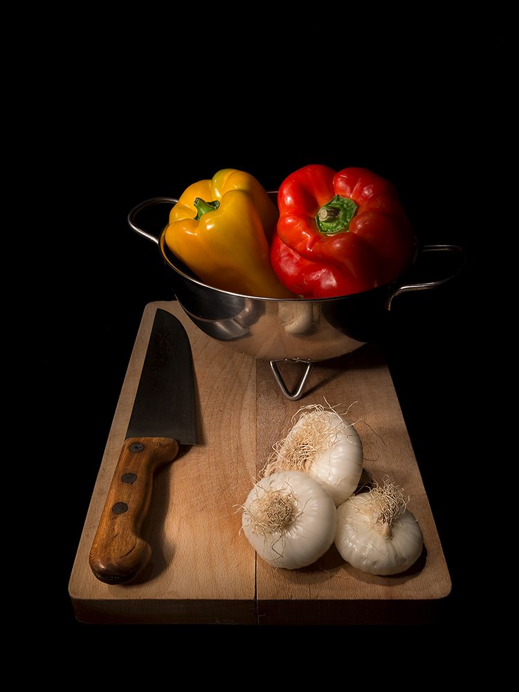 peppers soup art print by Antonio Zoccarato for $57.95 CAD