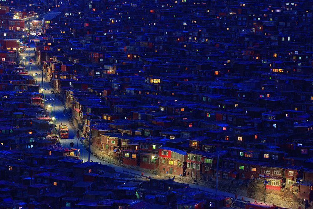 Larung Gar art print by Hesham Alhumaid for $57.95 CAD