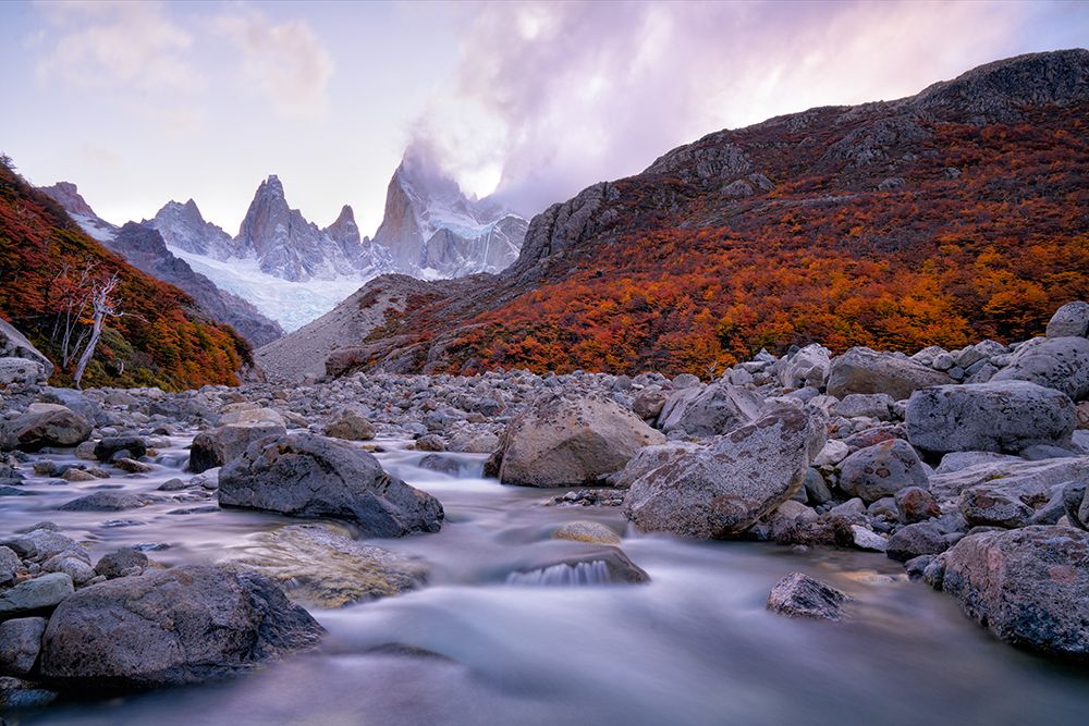 Fitz Roy Under Twilight art print by John Fan for $57.95 CAD