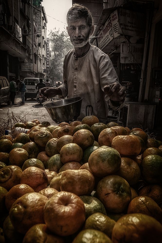 tangerines from paharganj art print by Pavol Stranak for $57.95 CAD