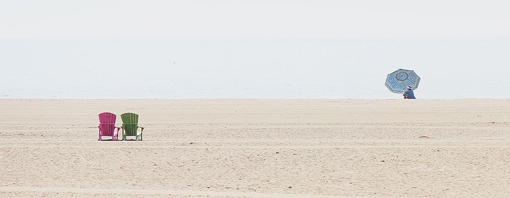 The beach art print by Jian Wang for $57.95 CAD