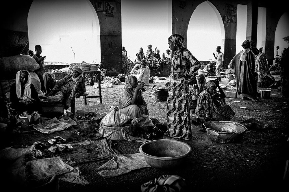 A market in Gao (Mali). art print by Joxe Inazio Kuesta for $57.95 CAD