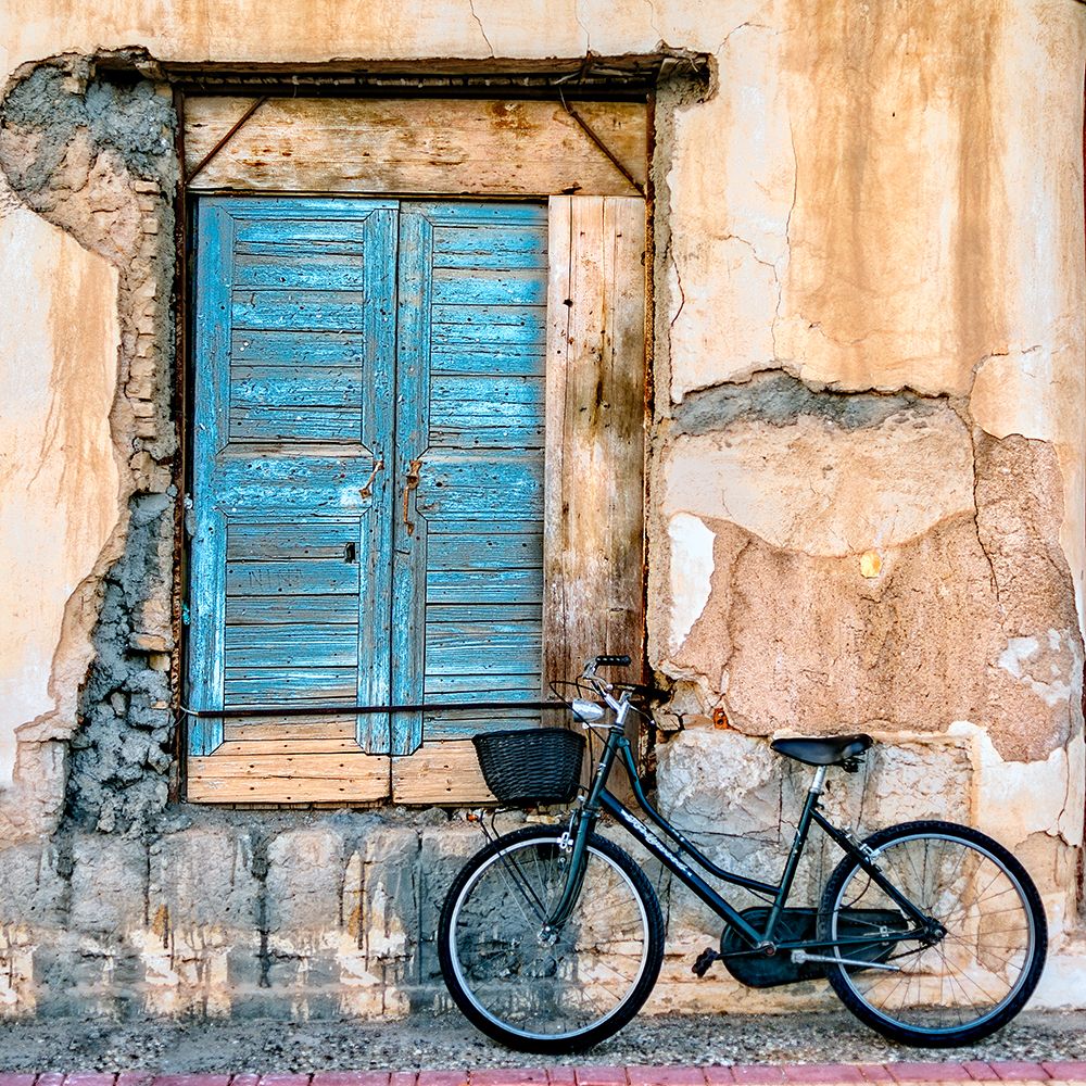 Old Window And Bicycle art print by George Digalakis for $57.95 CAD
