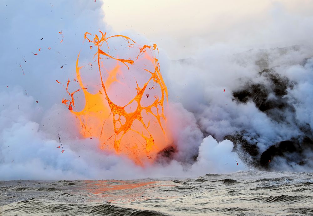 Exploding lava bubble art print by Patrick Arrigo for $57.95 CAD