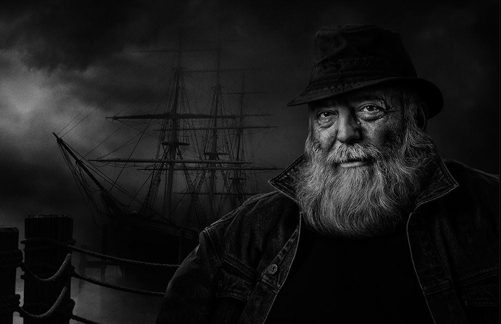 Sitting At The Dock Of The Bay art print by Claude Brazeau for $57.95 CAD