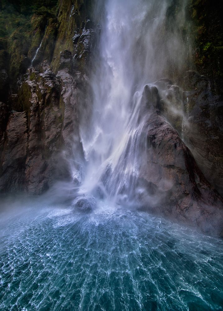Stirling Falls Along Milford Sound art print by Hua Zhu for $57.95 CAD