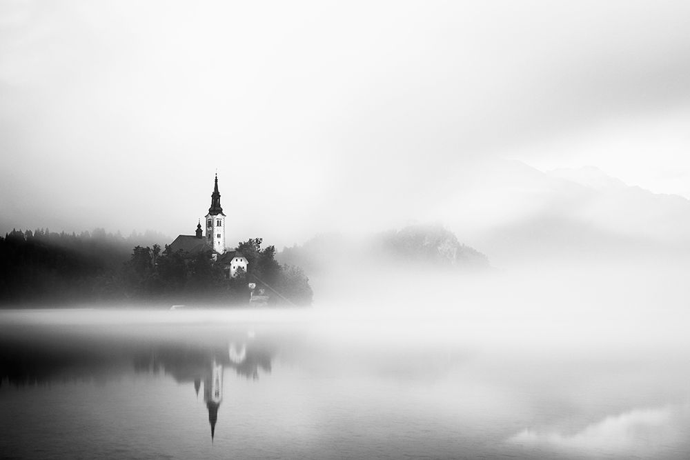 Sunrise at Lake Bled art print by Lubos Balazovic for $57.95 CAD
