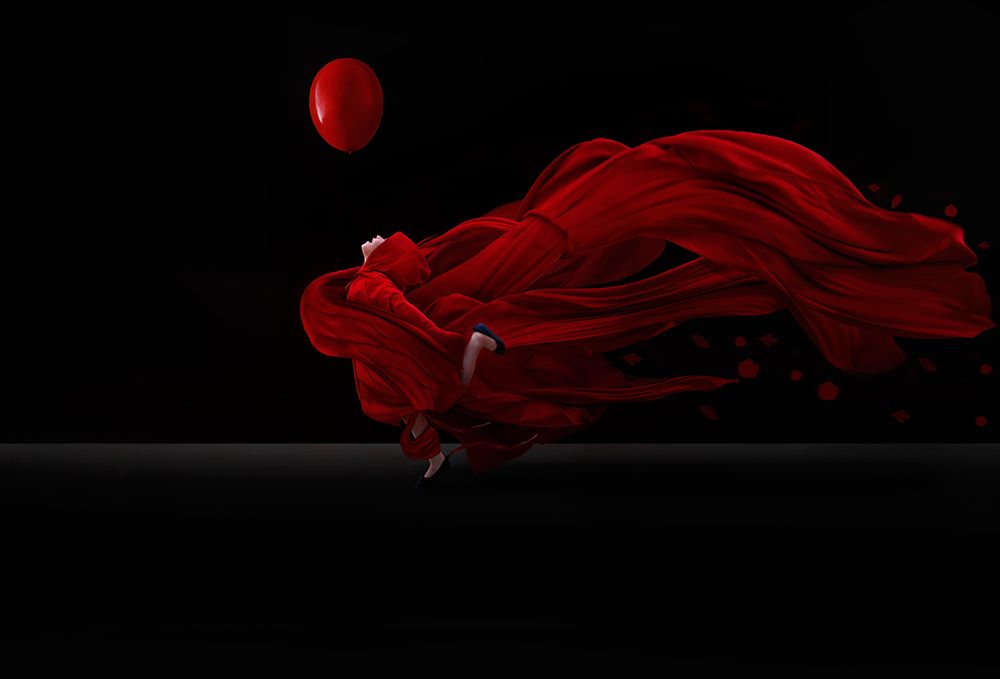 Dancing With The  Balloon art print by Sulaiman Almawash for $57.95 CAD