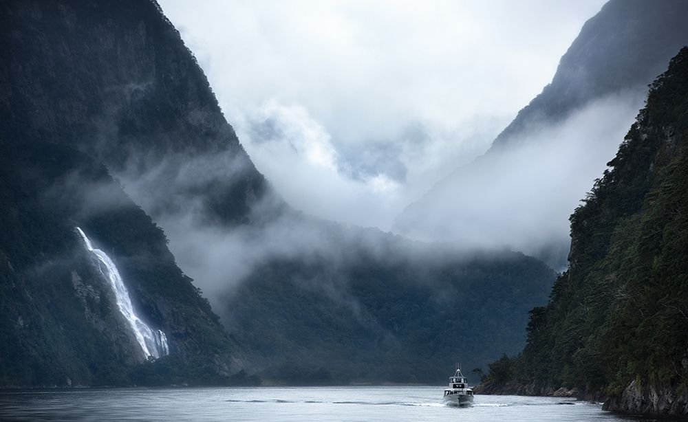 Milford Sound Cruise art print by Fei Shi for $57.95 CAD